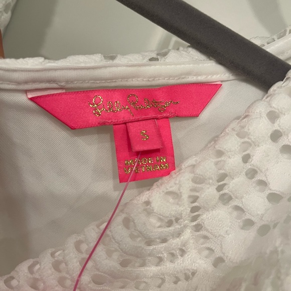 NWT Lilly Pulitzer Parigi Elbow Sleeve maxi dress in resort white - Picture 6 of 6